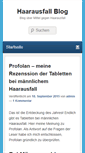 Mobile Screenshot of haarausfallblog.de